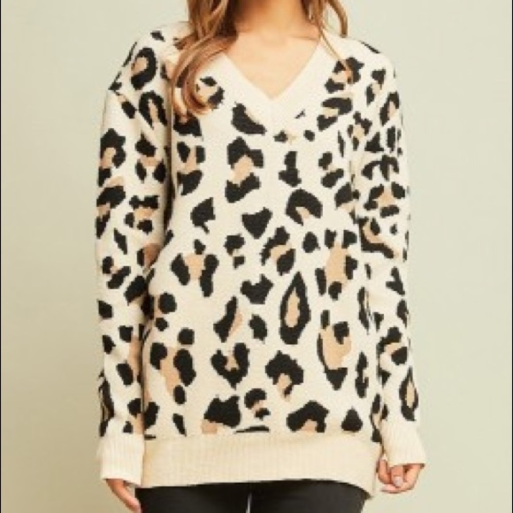 Leopard print Sweater